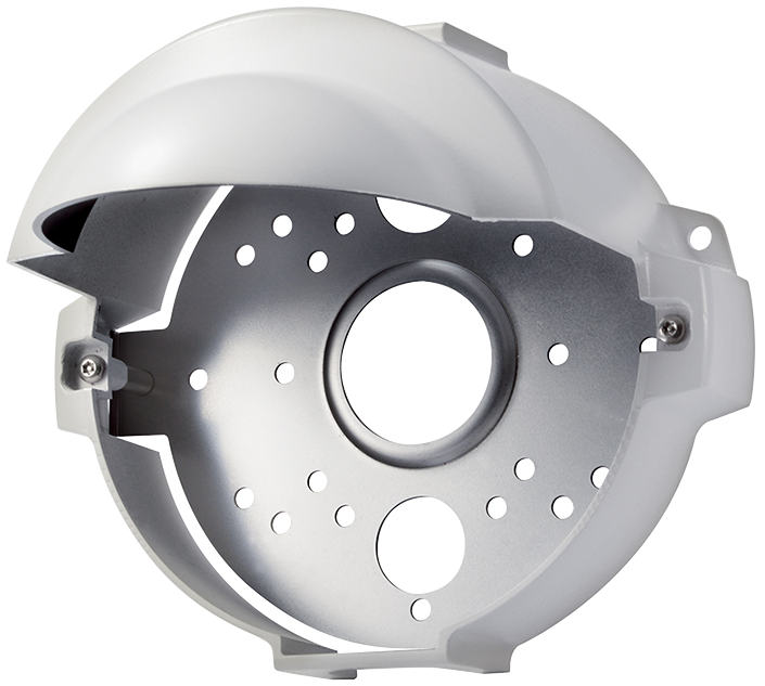 i-PRO WV-QSR500-W Pare-Soleil Blanc Caméra Extérieure Compatible