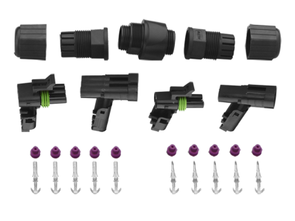 Bosch MIC-9K-IP67-5PK, Kit Connecteurs Thermique PTZ IP67, Protection Caméra, Étanche, Lot de 5