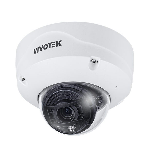 Vivotek FD9391-EHTV-V2 Caméra Dôme Extérieur 4K Varifocale 4.4-10.2mm IR 50m IP67 IK10 WDR Pro