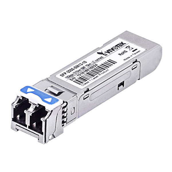 Vivotek SFP-2000-SM13-10 Transceiver Optique 10G Single Mode 1310nm 10km LC