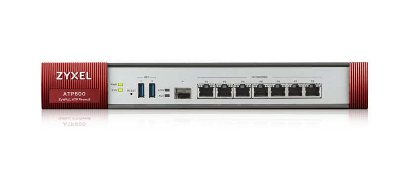 Zyxel ATP500 Firewall ATP Series, 7 ports Gigabit, SFP, USB, Bundle 1 an