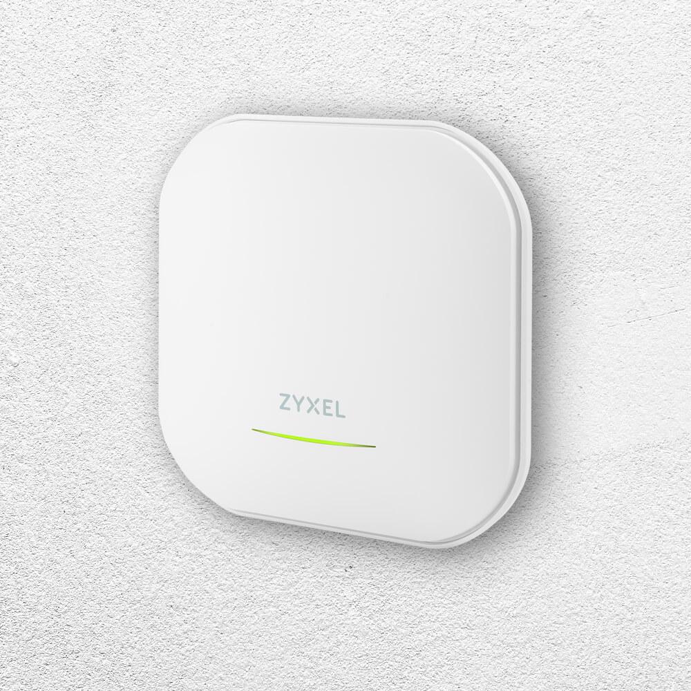 Zyxel NWA220AX-6E Point d'accès WiFi 6E AX5400 - WLAN Professionnel, MU-MIMO, PoE+, Cloud Nebula