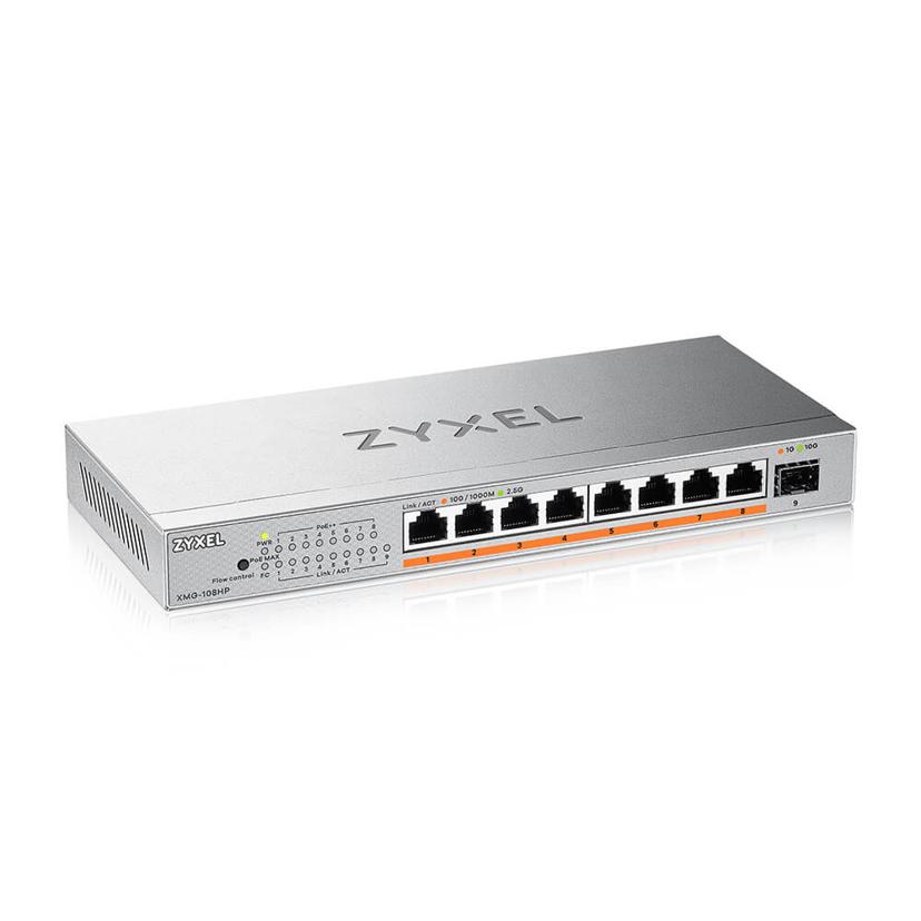 Zyxel XMG-108HP Switch 8 Ports 2.5G PoE++ Unmanaged MultiGig